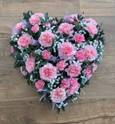 Pink Carnation Heart