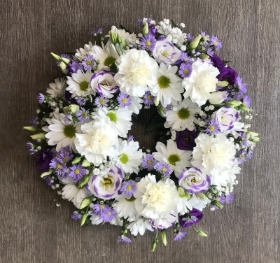 Lilac & white Wreath