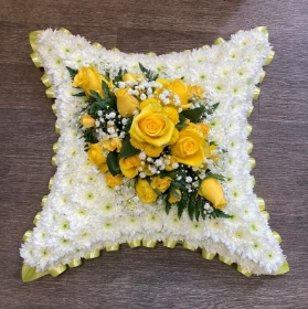 Yellow cushion